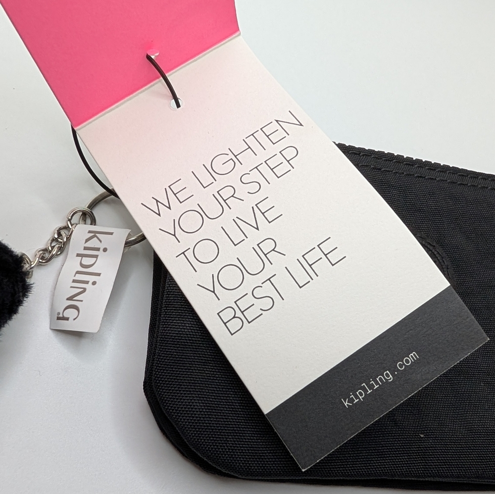 Kipling Creativity Pouch Small with Plush Monkey … - image 7